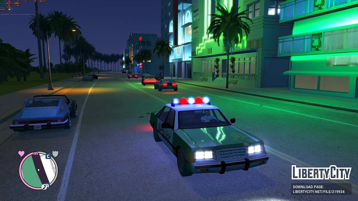 Моє особисте перетекстурування автомобіля для GTA Vice City Nextgen Edition / GTA 4