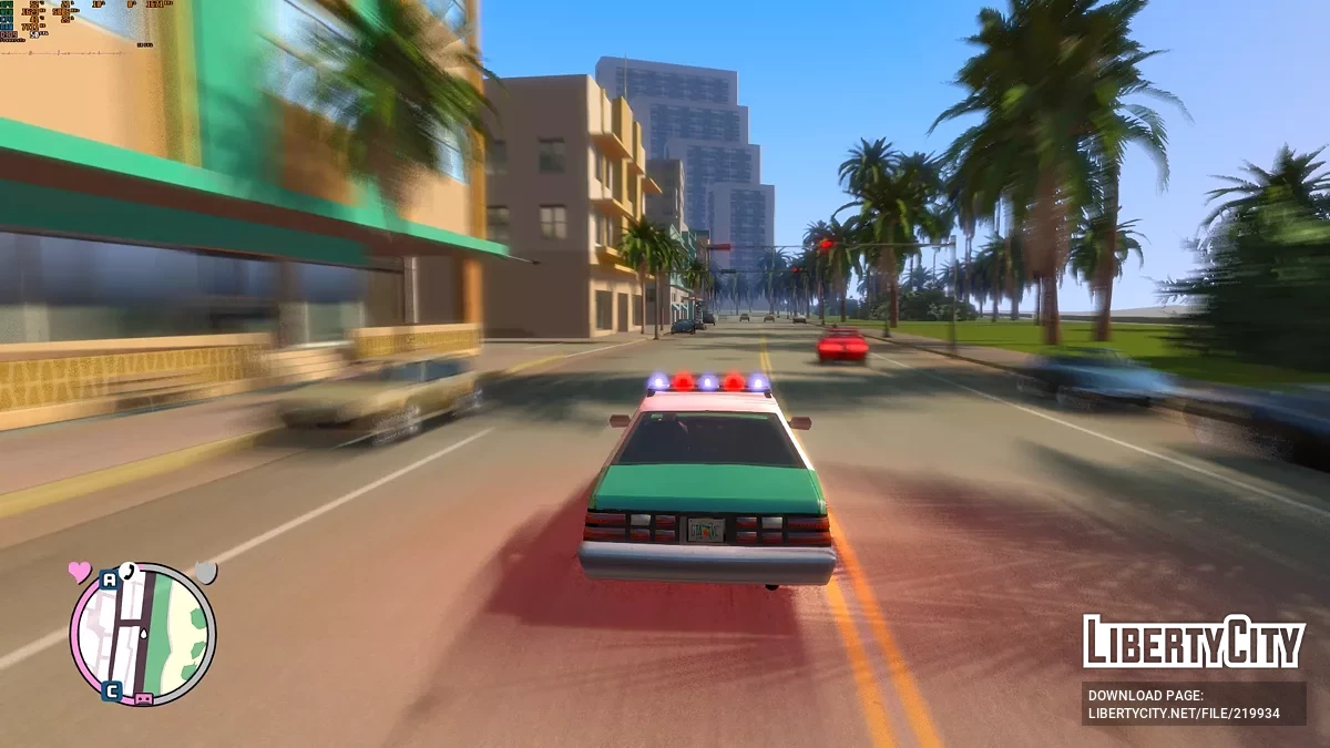 Моє особисте перетекстурування автомобіля для GTA Vice City Nextgen Edition / GTA 4