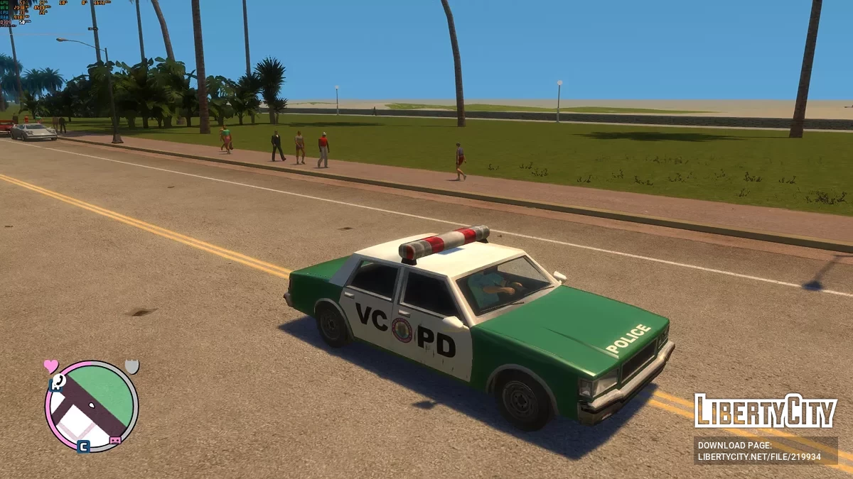 Моє особисте перетекстурування автомобіля для GTA Vice City Nextgen Edition / GTA 4
