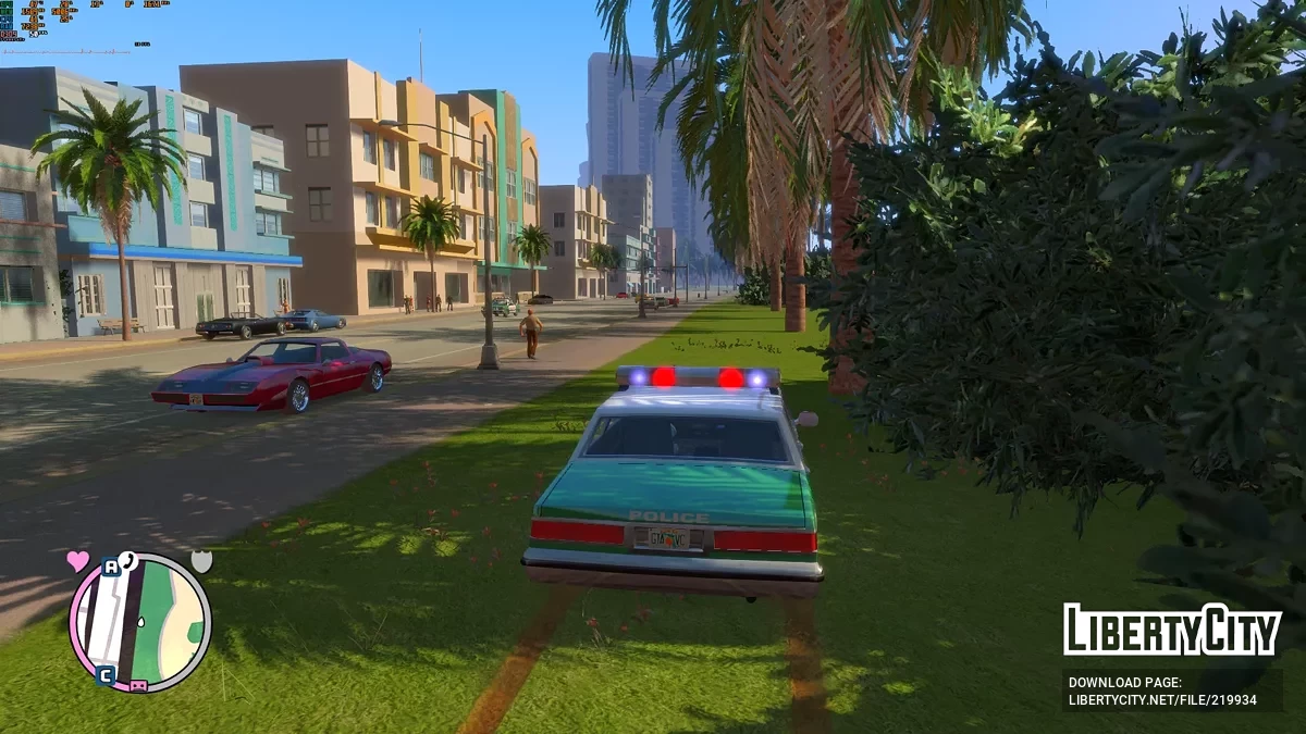 Моє особисте перетекстурування автомобіля для GTA Vice City Nextgen Edition / GTA 4