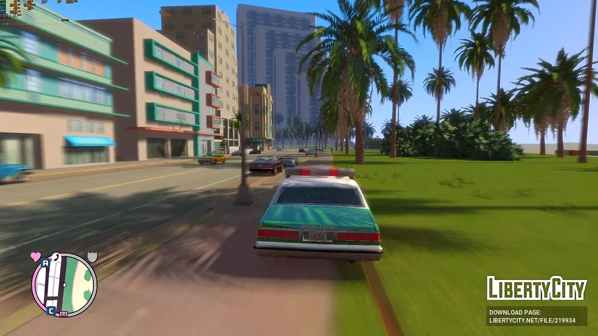 Моє особисте перетекстурування автомобіля для GTA Vice City Nextgen Edition / GTA 4