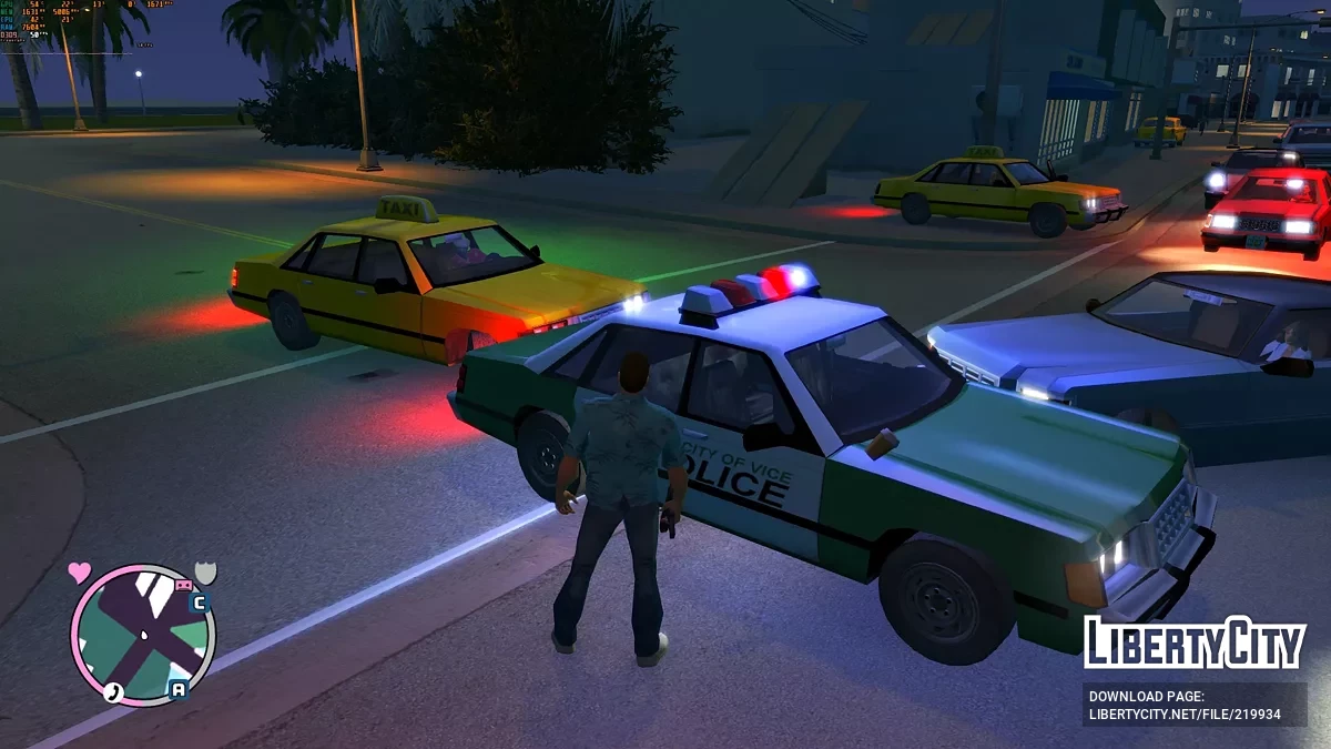 Моє особисте перетекстурування автомобіля для GTA Vice City Nextgen Edition / GTA 4