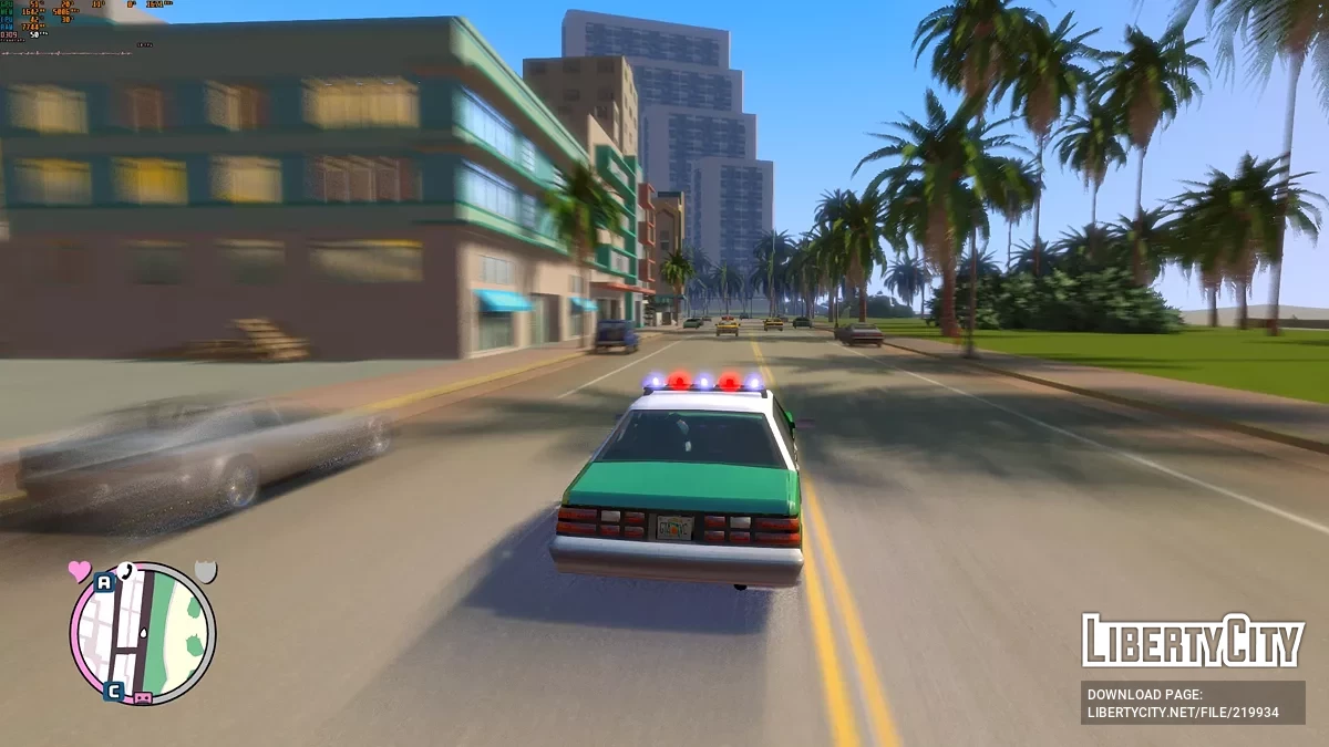 Моє особисте перетекстурування автомобіля для GTA Vice City Nextgen Edition / GTA 4