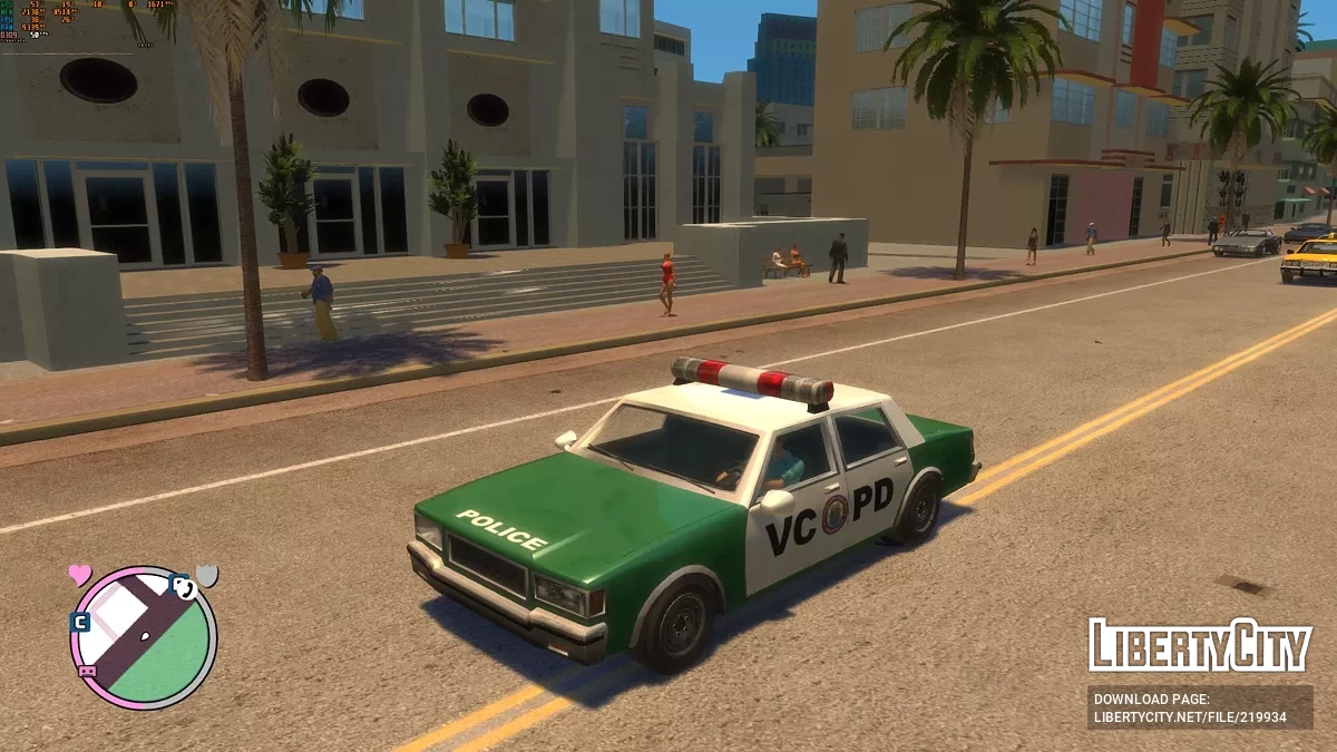 Моє особисте перетекстурування автомобіля для GTA Vice City Nextgen Edition / GTA 4