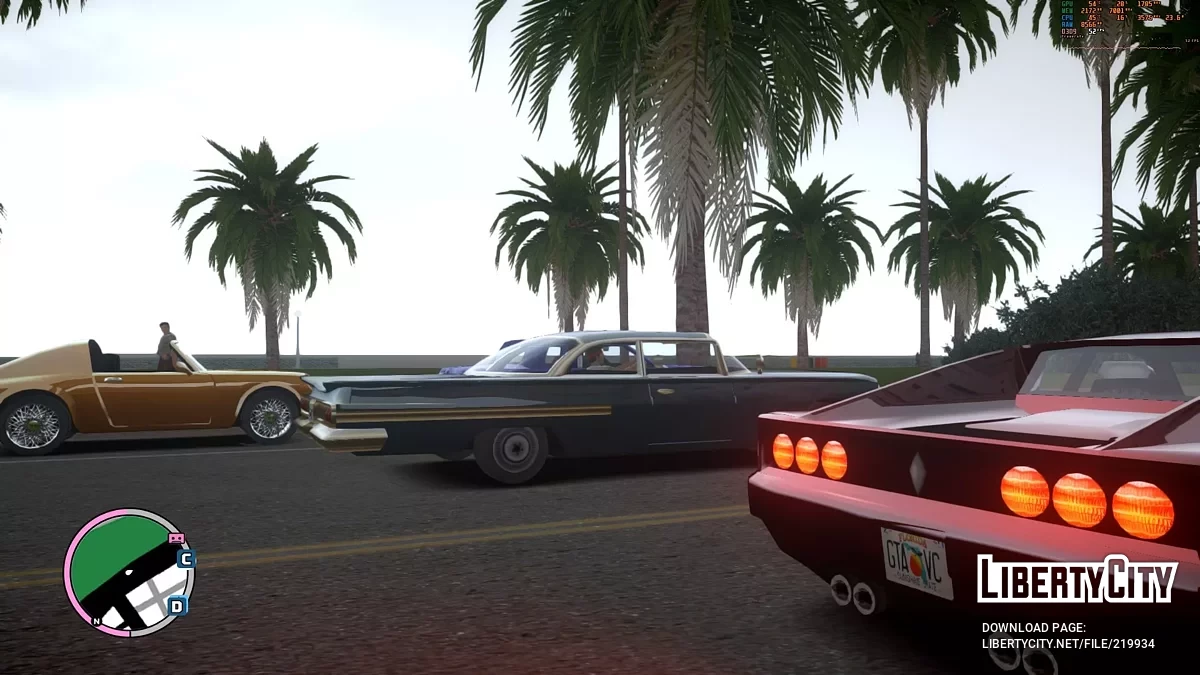 Моє особисте перетекстурування автомобіля для GTA Vice City Nextgen Edition / GTA 4