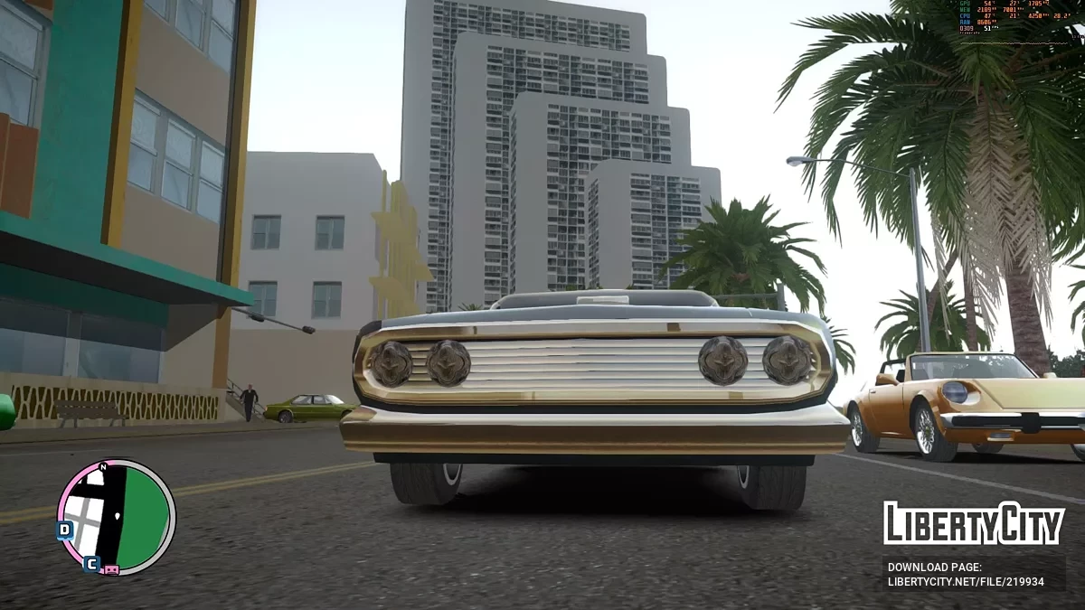 Моє особисте перетекстурування автомобіля для GTA Vice City Nextgen Edition / GTA 4