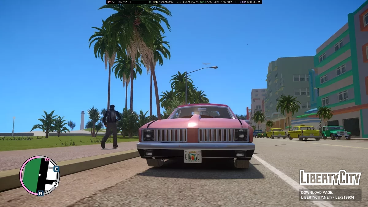 Моє особисте перетекстурування автомобіля для GTA Vice City Nextgen Edition / GTA 4