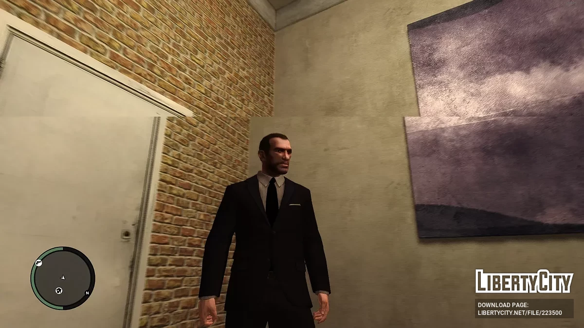 Texturas aprimoradas para Niko Bellic por Neural Network (4K) / GTA 4