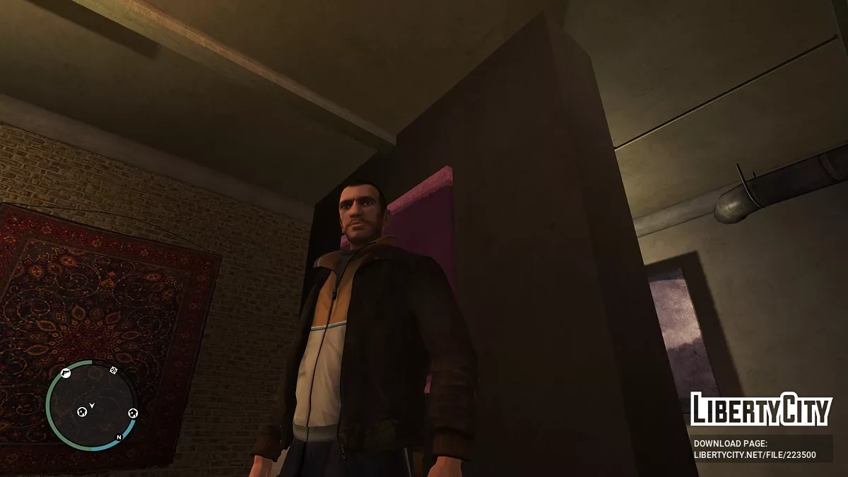 Texturas aprimoradas para Niko Bellic por Neural Network (4K) / GTA 4