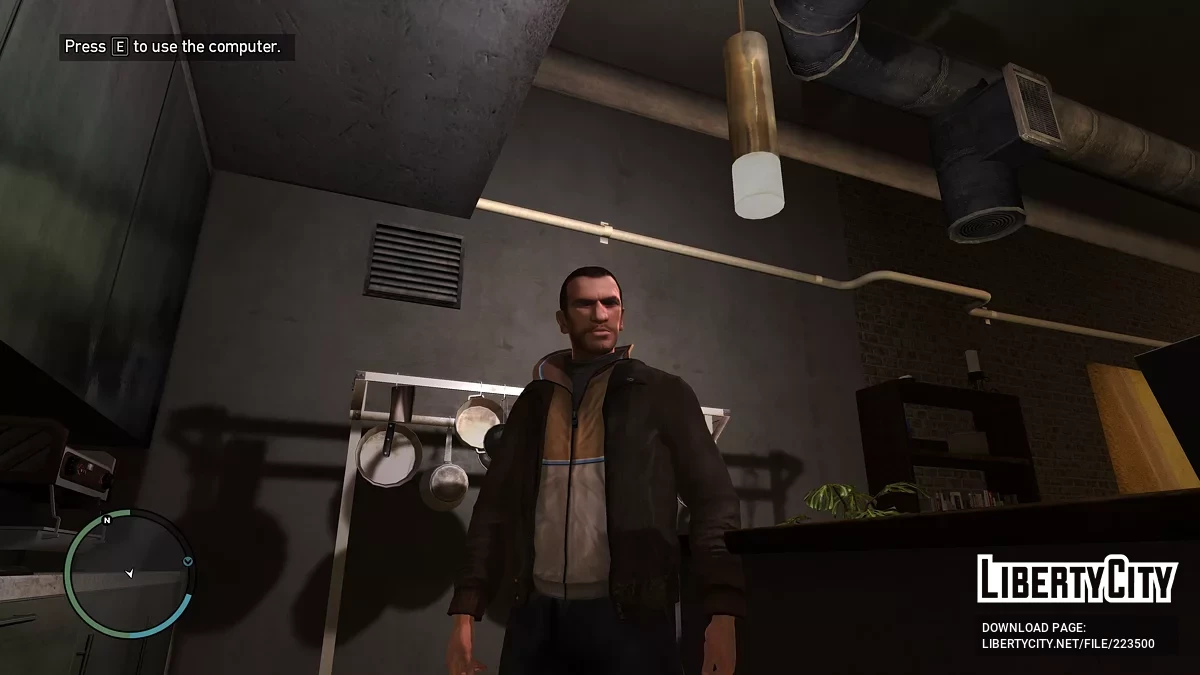Texturas aprimoradas para Niko Bellic por Neural Network (4K) / GTA 4