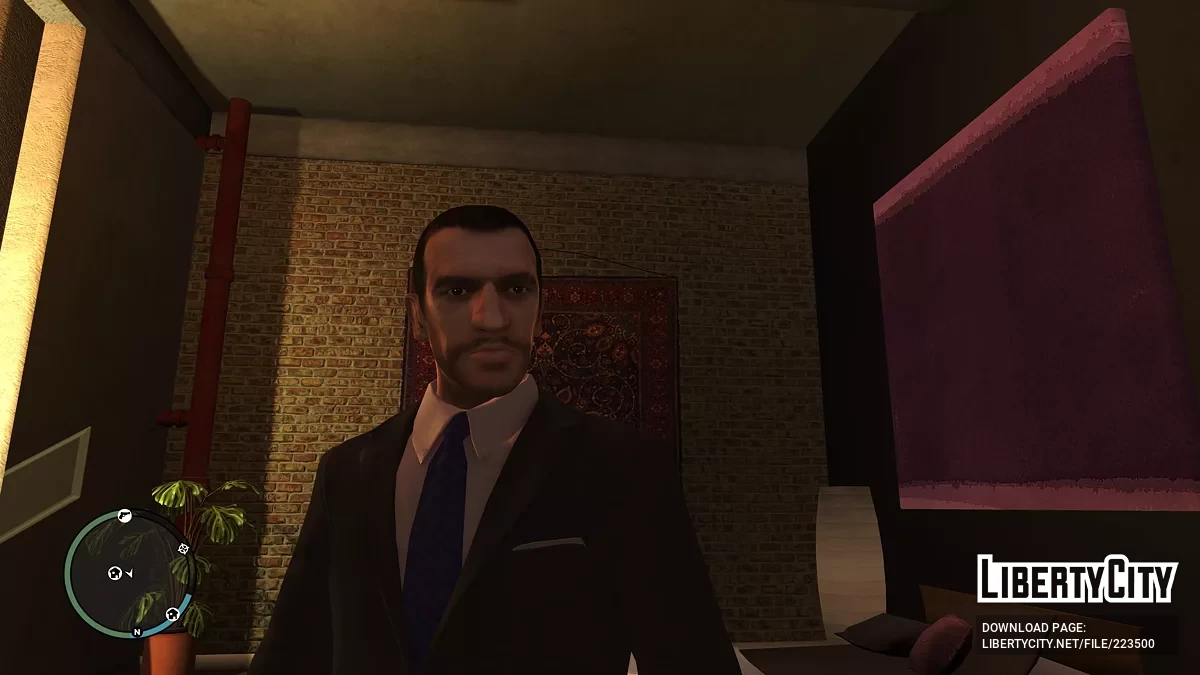 Texturas aprimoradas para Niko Bellic por Neural Network (4K) / GTA 4