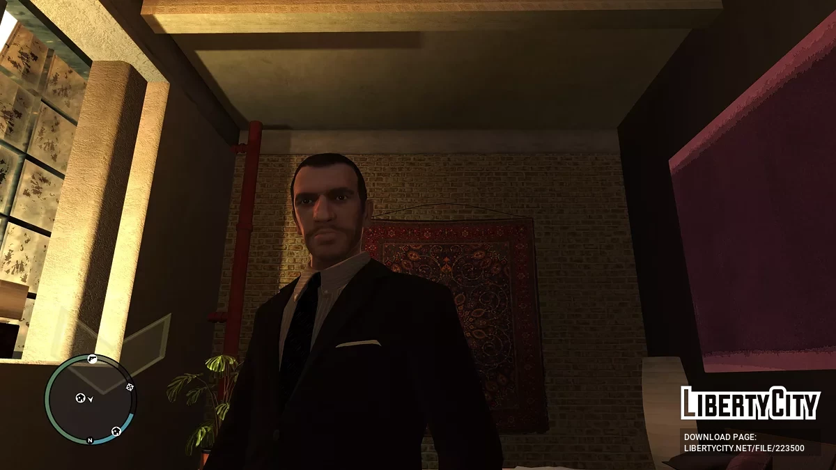 Texturas aprimoradas para Niko Bellic por Neural Network (4K) / GTA 4