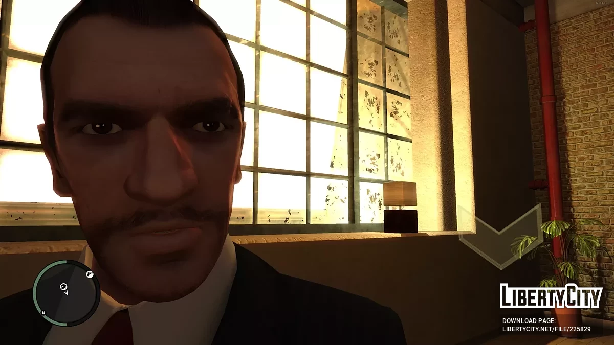 Покращені текстури Ніко Белліка у 4K-роздільності / GTA 4