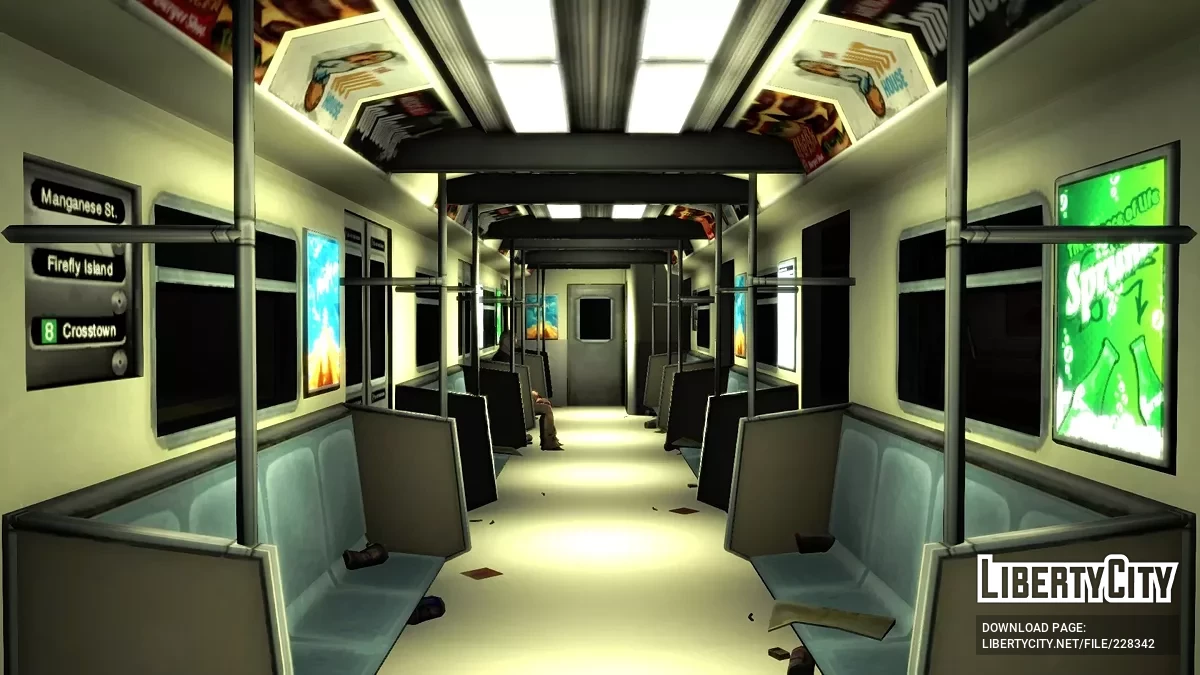 Vagão de metrô aprimorado / GTA 4