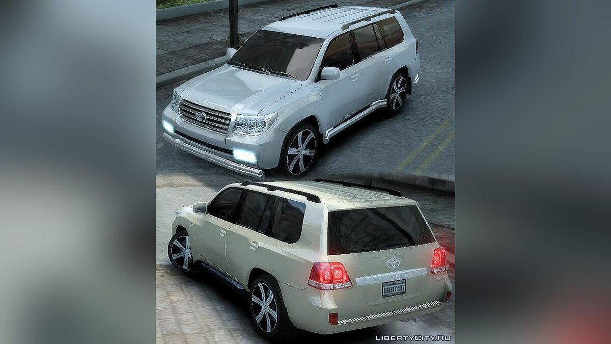 Toyota Land Cruiser 200 Restyle для GTA 4