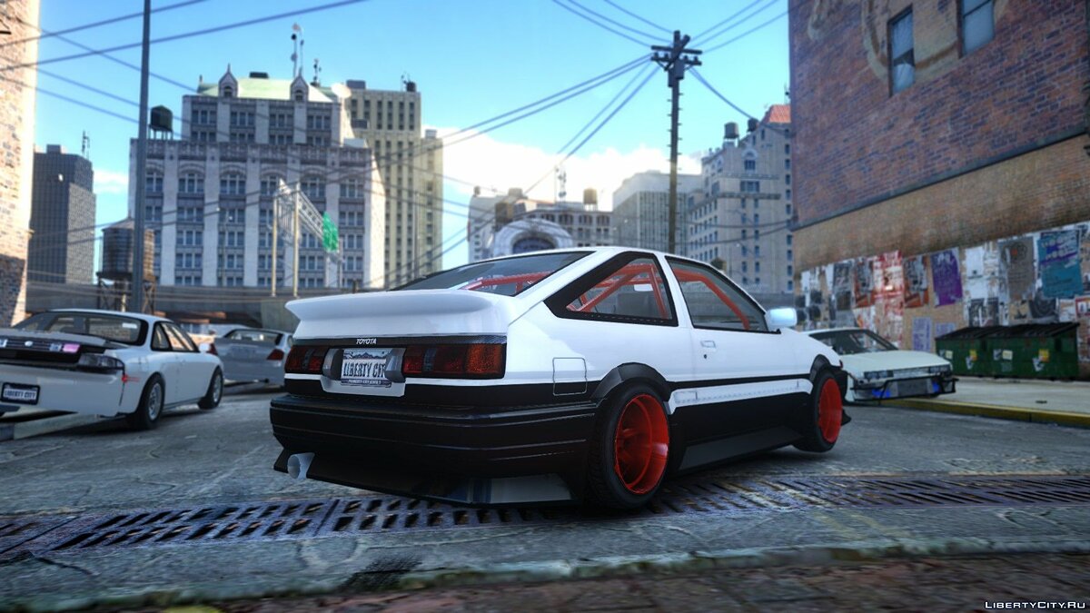 Toyota ae86 trueno гта 5 фото 101