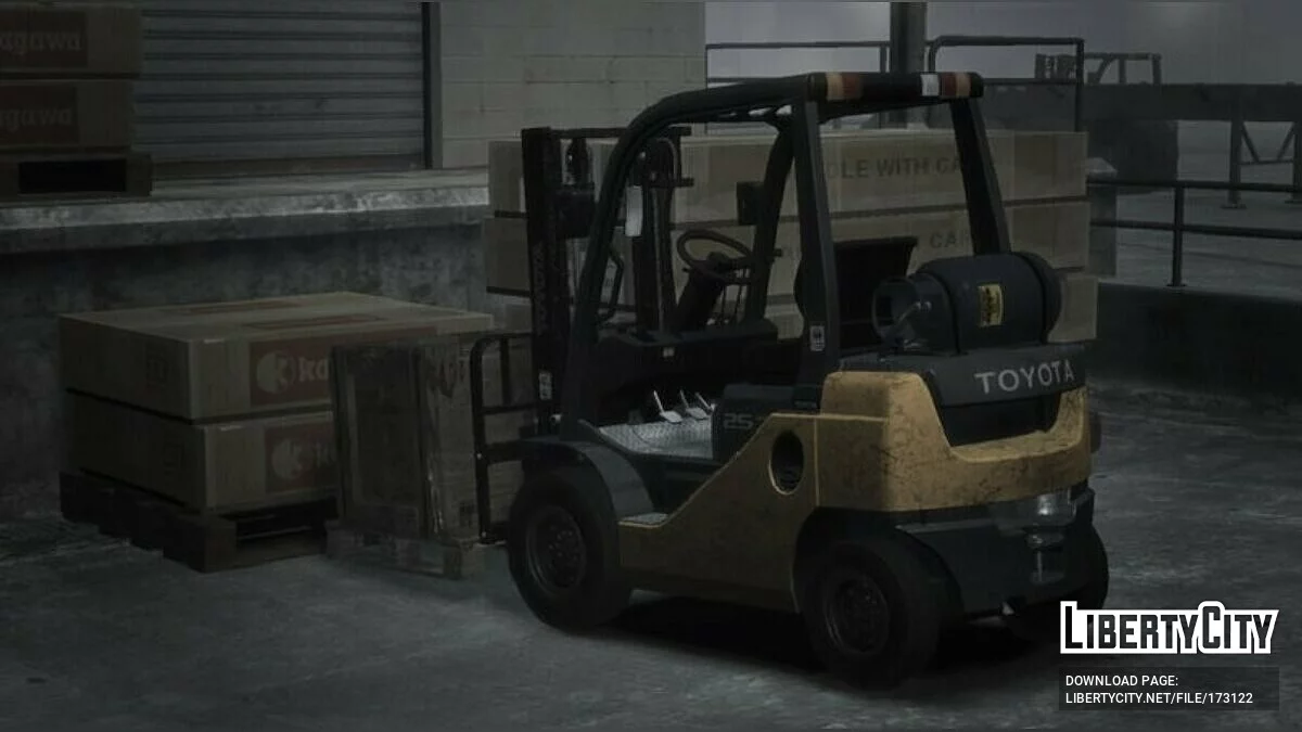Вилочний навантажувач Toyota Geneo 25 '08 / GTA 4
