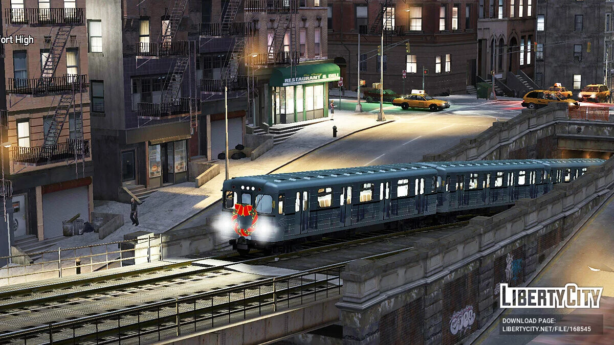 Vagón de metro EZH 3 «Año Nuevo» / GTA 4