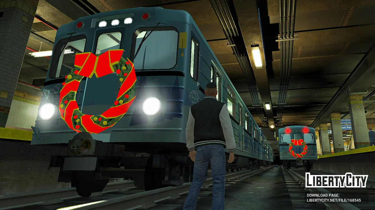 Vagón de metro EZH 3 «Año Nuevo» / GTA 4