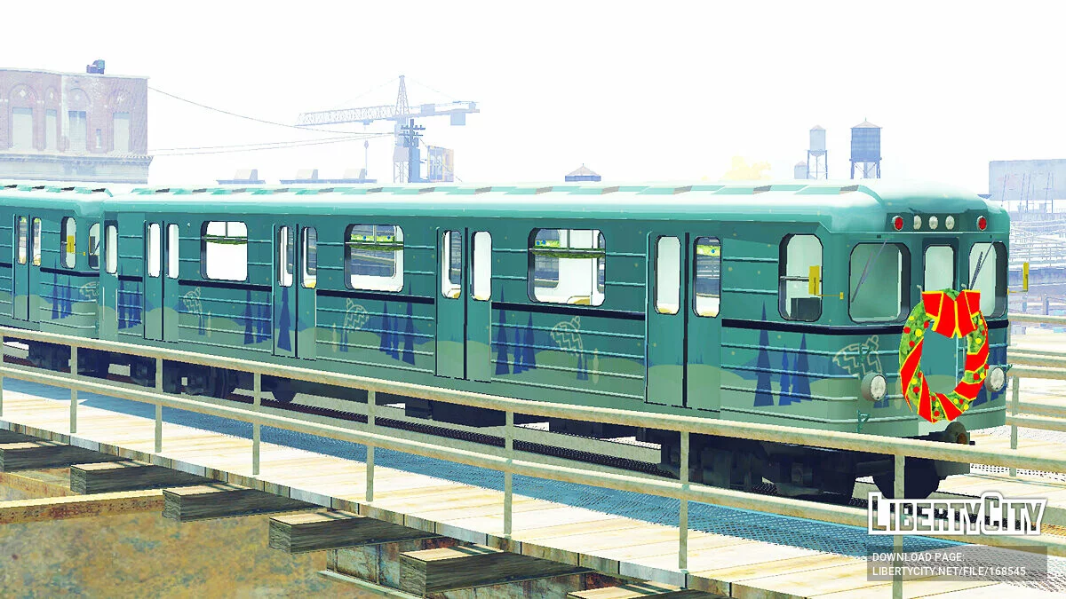 Vagón de metro EZH 3 «Año Nuevo» / GTA 4