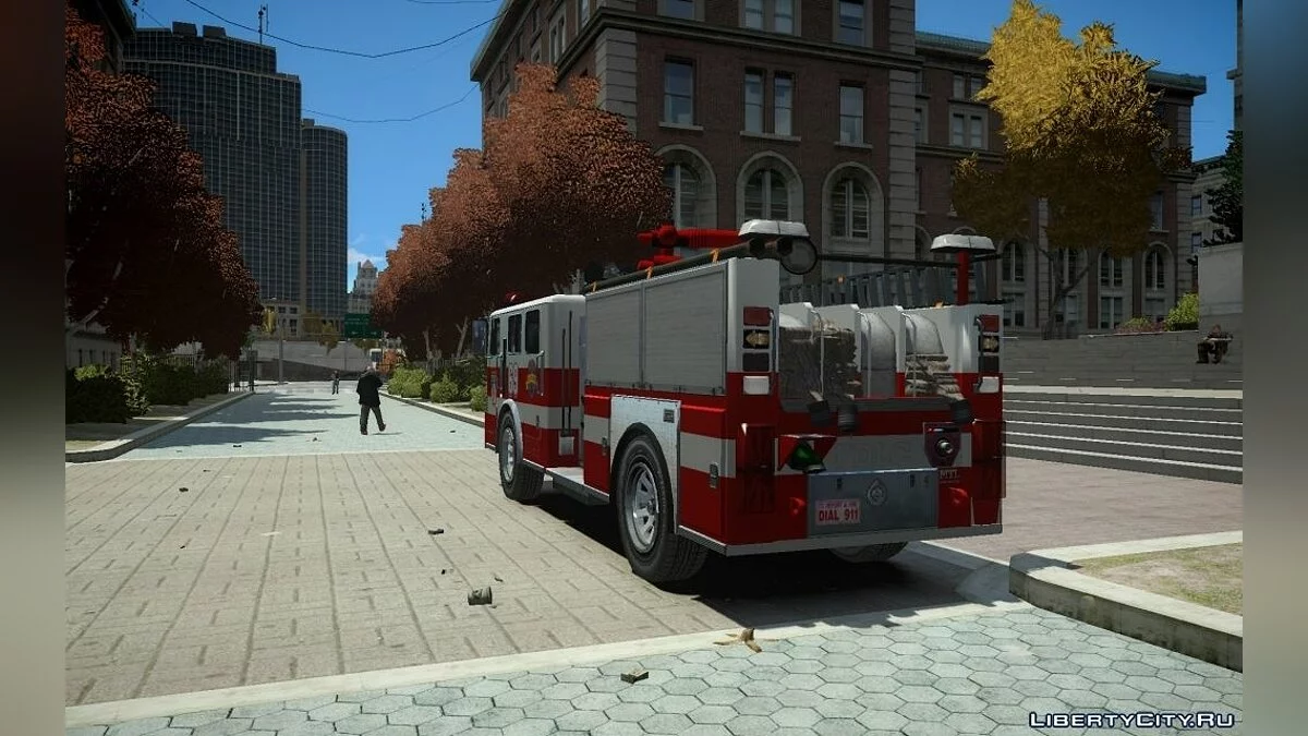 Camión de bomberos Hydro / GTA 4
