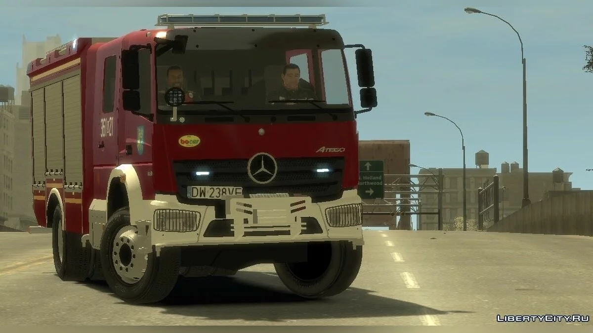 Mercedes-Benz Atego 1530 Feuerwehrwagen / GTA 4