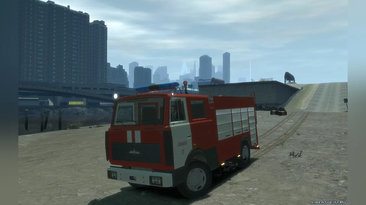 MAZ 533702 Fire Truck / GTA 4