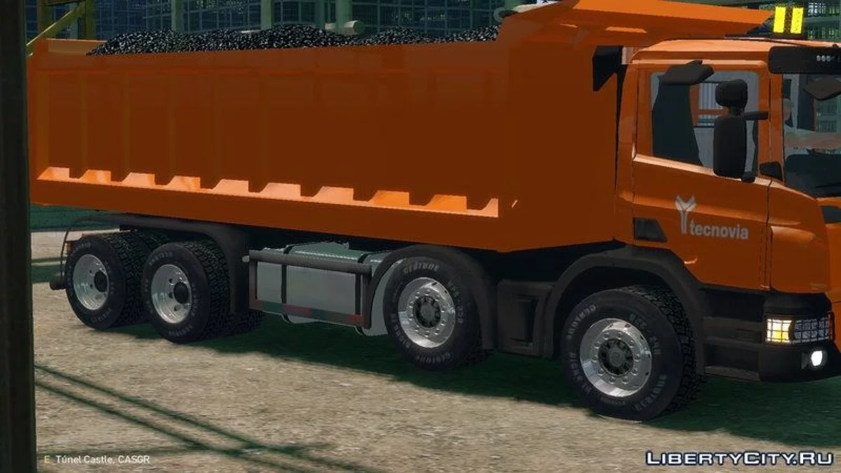 ELS v6 Scania Dumper P420 AFA AND TECNOVIA PACK / GTA 4