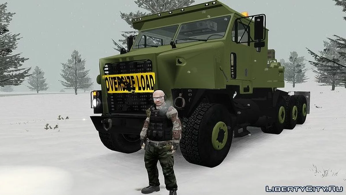 OShkosh M1070 HET Camión de Transporte Militar de EE. UU. 2.0 / GTA 4