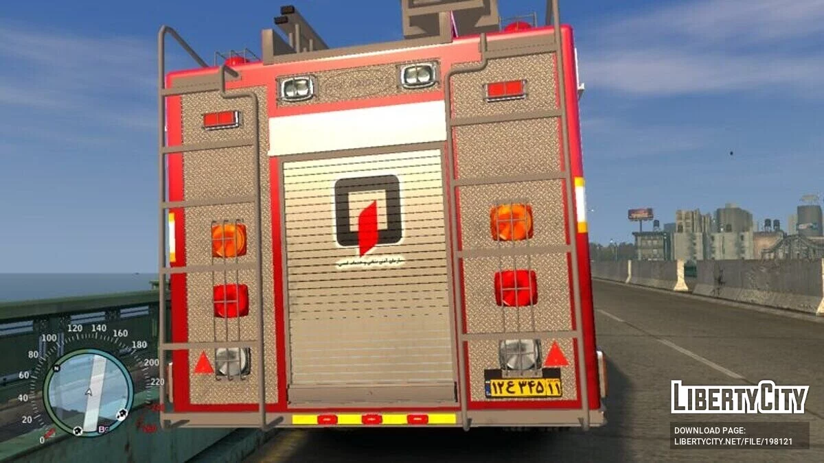 伊朗的奔驰Atego消防车 / GTA 4