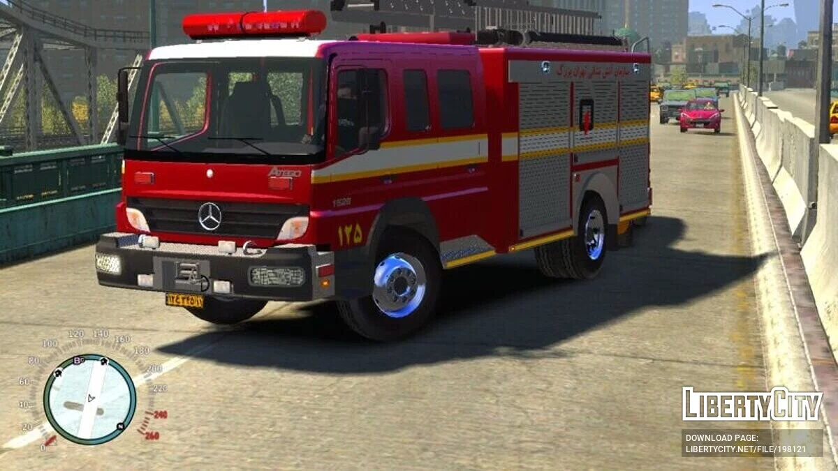 伊朗的奔驰Atego消防车 / GTA 4