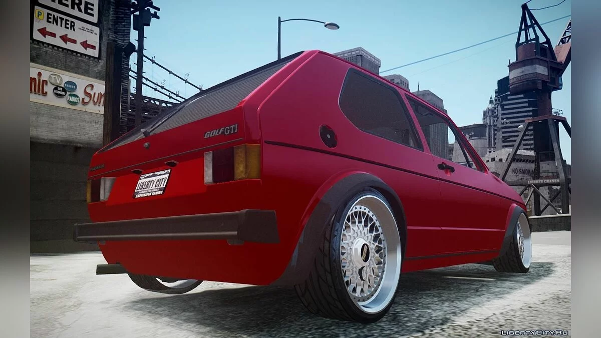 Volkswagen Golf MK1 GTI - Оновлені значки / GTA 4