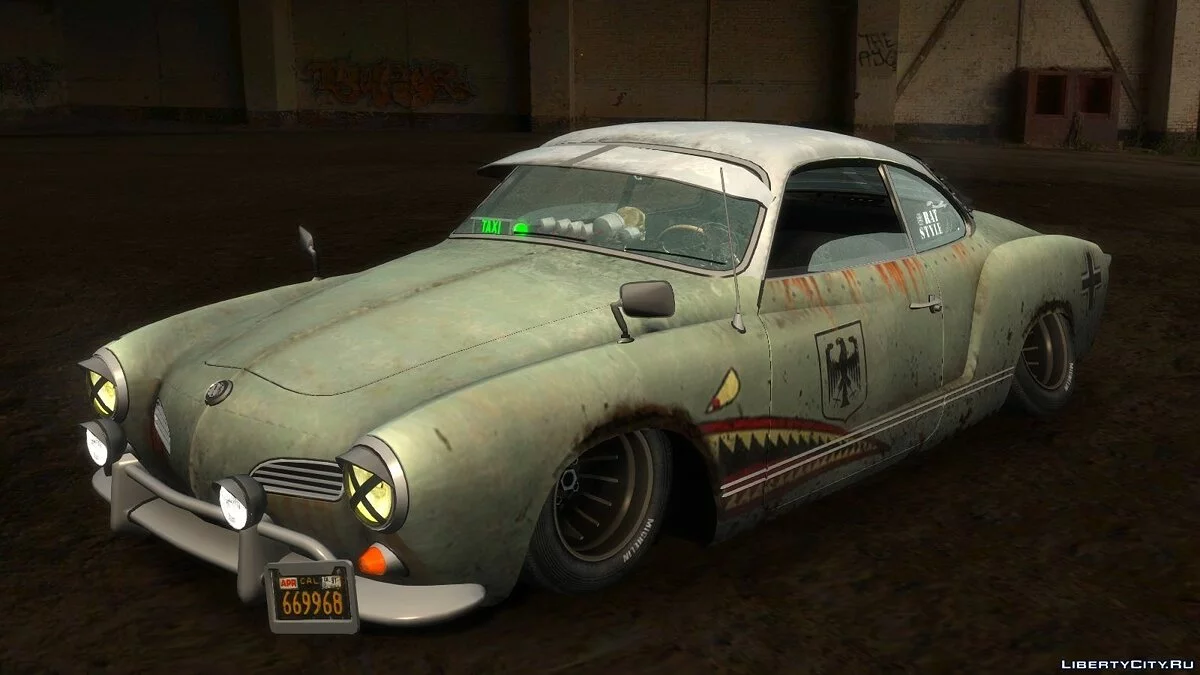 Volkswagen Karmann Ghia 67 (Заниженный Крыс) / GTA 4