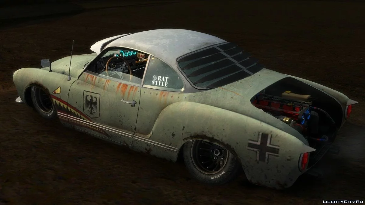 Volkswagen Karmann Ghia 67 (Заниженный Крыс) / GTA 4