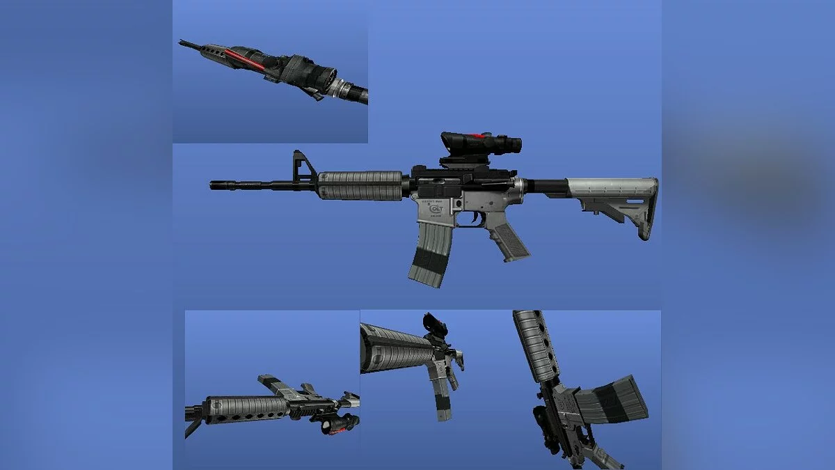 M4A1 з CoD MW2 v3 / GTA 4
