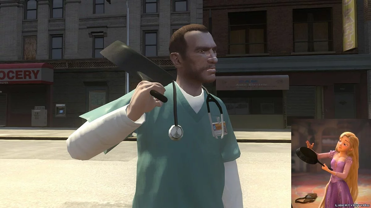 Сковорода Рапунцель / GTA 4