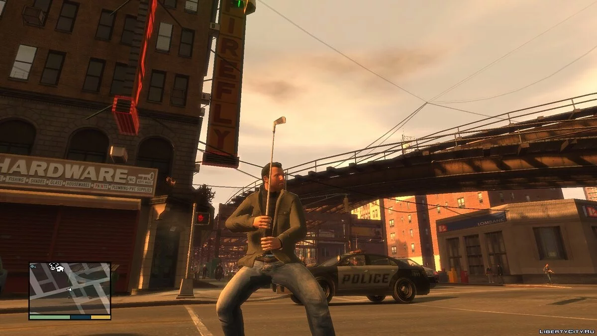 GTA V Broken Bottle and Golf Putter / GTA 4
