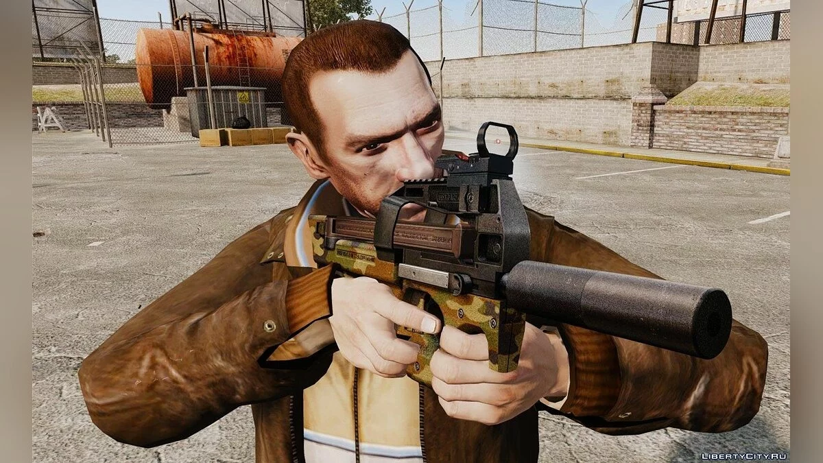 Belgische Maschinenpistole FN P90 v5 / GTA 4