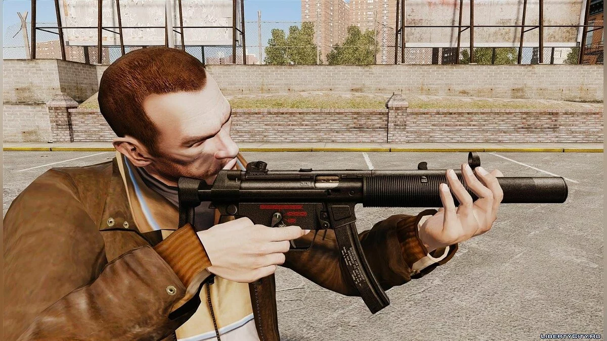 Subfusil MP5SD v5 / GTA 4