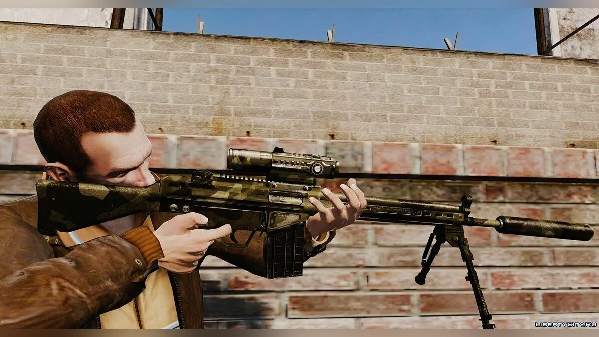 Снайперська гвинтівка HK G3SG1 v2 / GTA 4