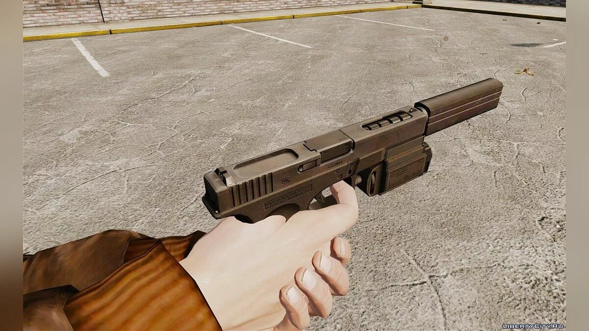 Тактичний пістолет Glock 18 v2 / GTA 4