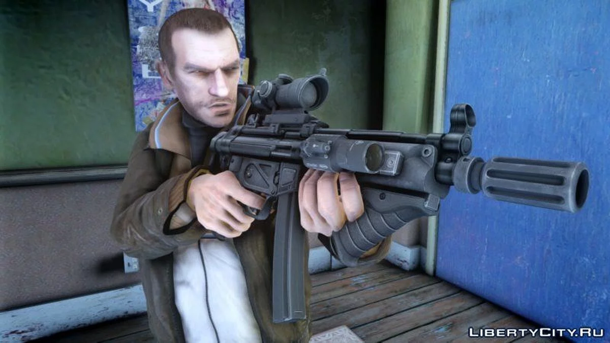 Покращений MP5 у HD якості / GTA 4