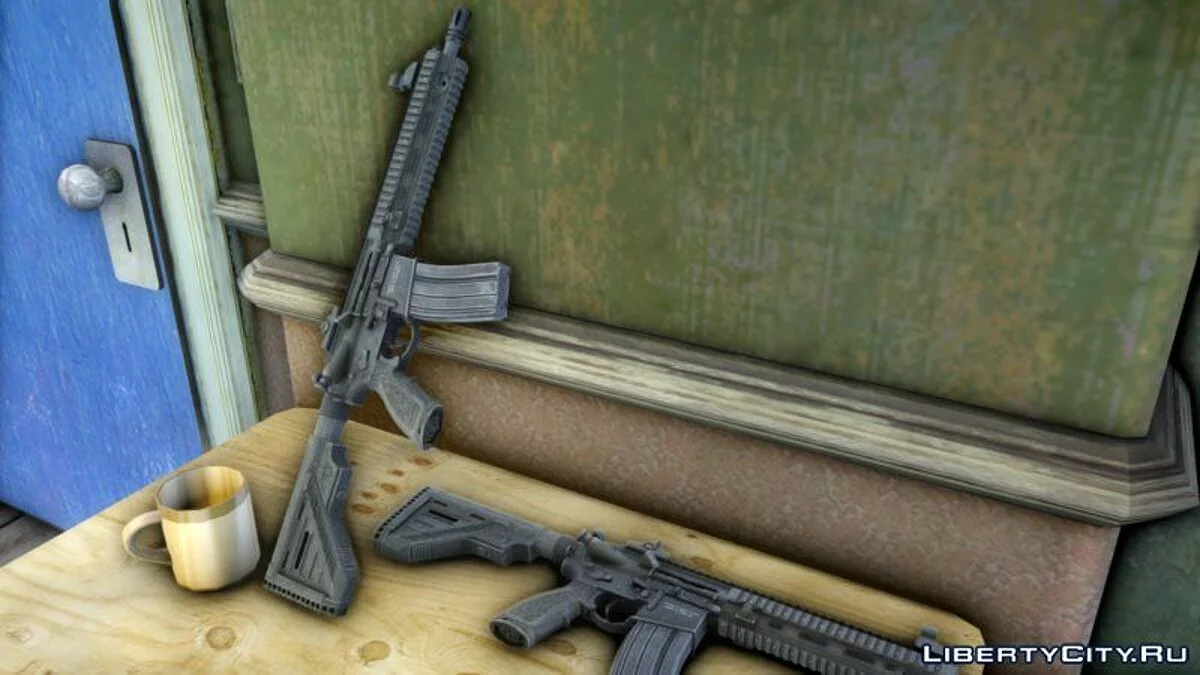 Винтовка HK416 у HD якості / GTA 4