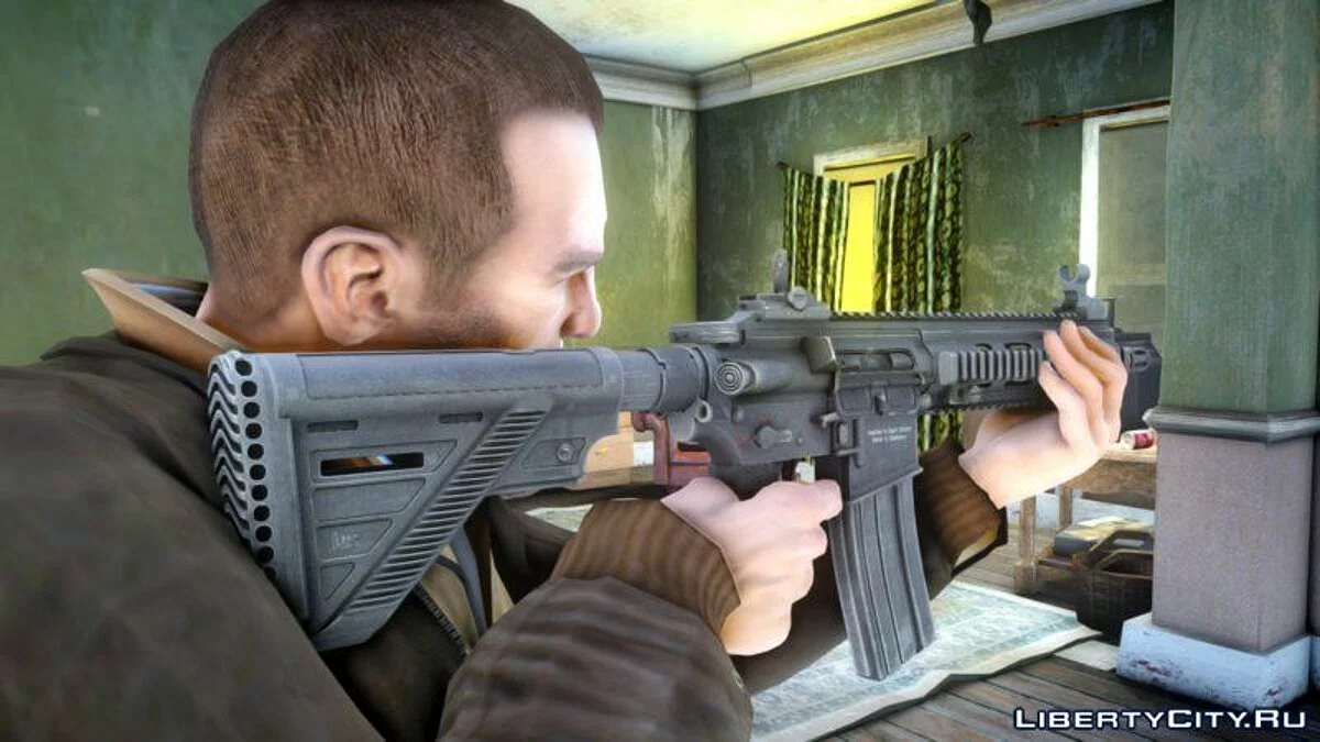 Винтовка HK416 у HD якості / GTA 4