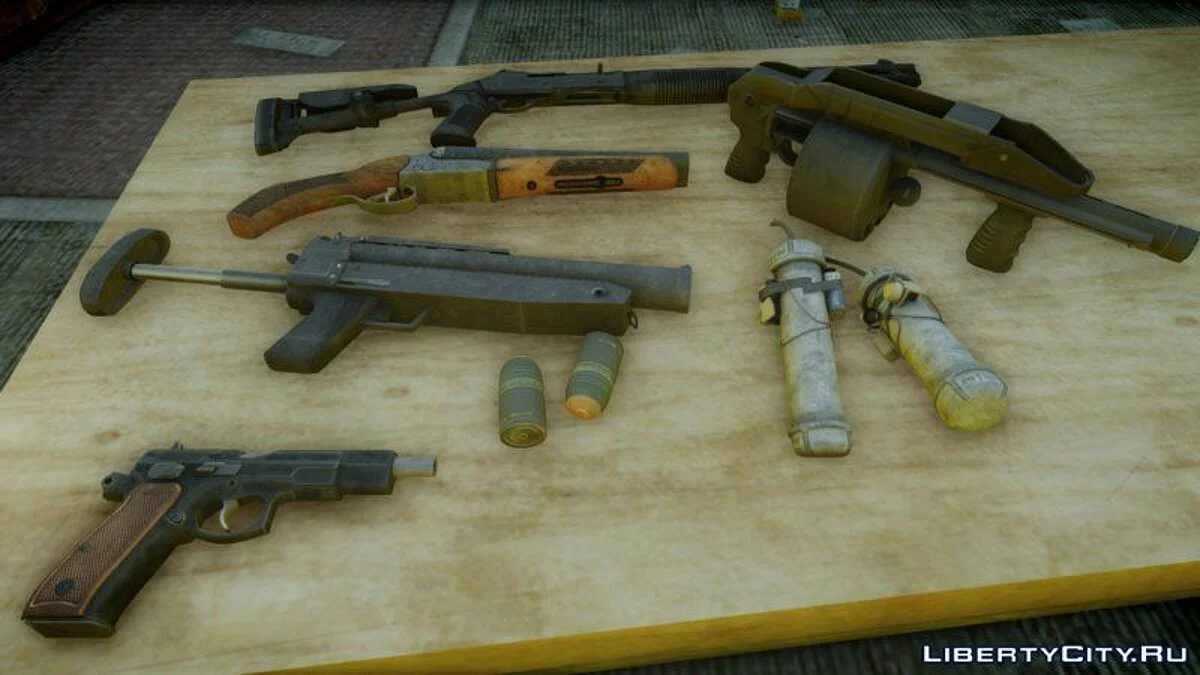 HD пакет зброї для The Lost & Damned / GTA 4