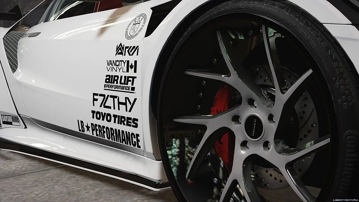 F7LTHY Liberty Walk NSX [Mod-Kit | Add-on] 2.0 / GTA 5