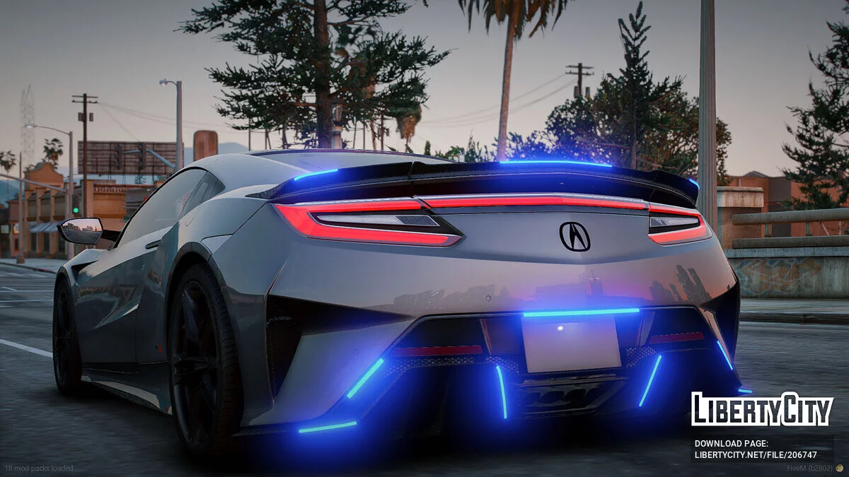 2023 Acura NSX v1.0.0 / GTA 5