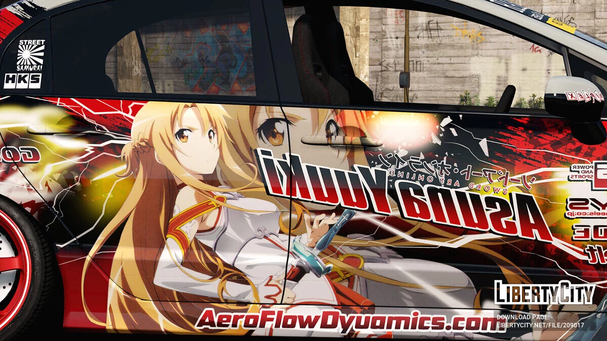 Acura CSX Type-S Sword Art Online / GTA 5