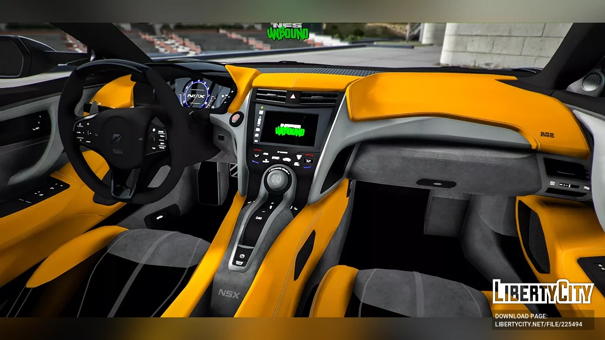 Custom Animated Acura NSX x NFS Unbound / GTA 5
