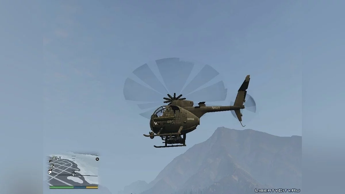AH-6J Little Bird Navy / GTA 5